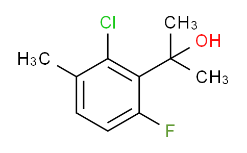2-(2-Chloro-6-fluoro-3-methylphenyl)propan-2-ol