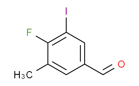 4-Fluoro-3-iodo-5-methylbenzaldehyde