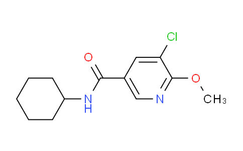 5-Chloro-N-cyclohexyl-6-methoxynicotinamide