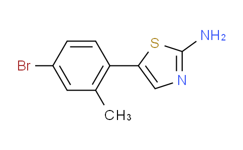 5-(4-Bromo-2-methylphenyl)thiazol-2-amine