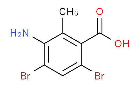 3-Amino-4,6-dibromo-2-methylbenzoic acid