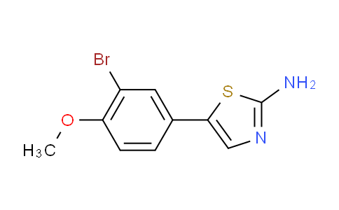 5-(3-Bromo-4-methoxyphenyl)thiazol-2-amine