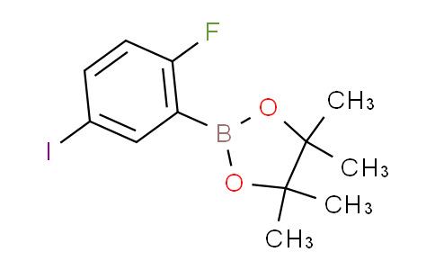 2-(2-Fluoro-5-iodophenyl)-4,4,5,5-tetramethyl-1,3,2-dioxaborolane