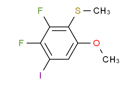 (2,3-Difluoro-4-iodo-6-methoxyphenyl)(methyl)sulfane