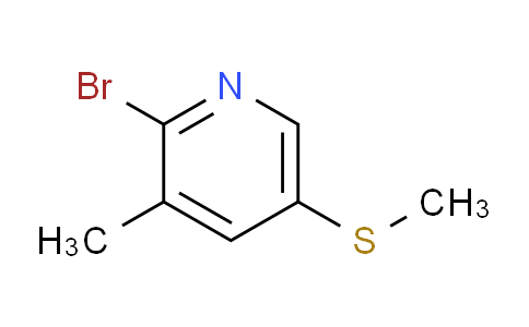 2-bromo-3-methyl-5-(methylthio)pyridine