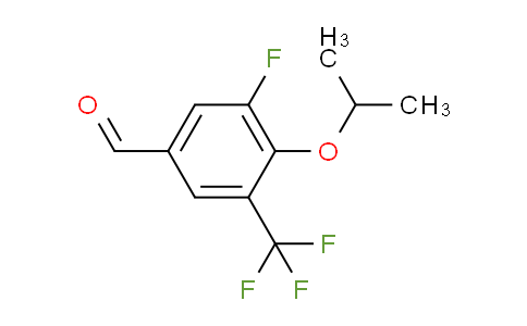 3-Fluoro-4-isopropoxy-5-(trifluoromethyl)benzaldehyde