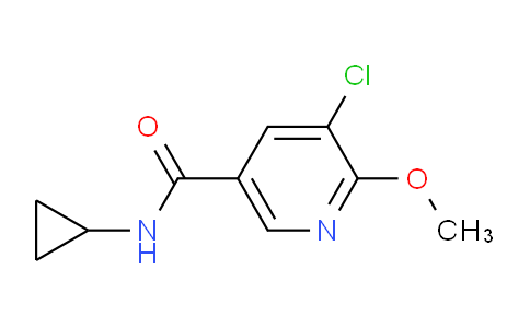 5-chloro-N-cyclopropyl-6-methoxynicotinamide