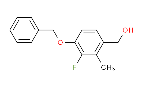 (4-(Benzyloxy)-3-fluoro-2-methylphenyl)methanol