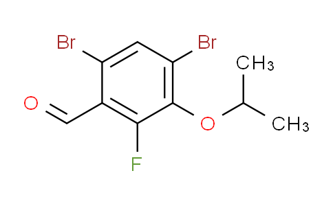 4,6-Dibromo-2-fluoro-3-isopropoxybenzaldehyde