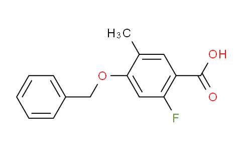 4-(benzyloxy)-2-fluoro-5-methylbenzoic acid