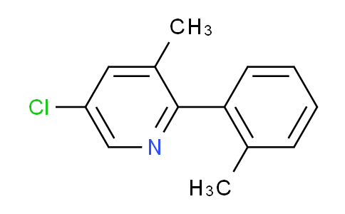 5-Chloro-3-methyl-2-(o-tolyl)pyridine