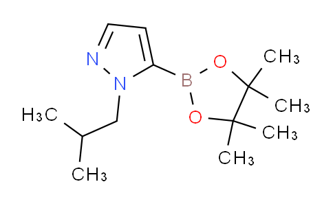 1-(2-Methylpropyl)-5-(4,4,5,5-tetramethyl-1,3,2-dioxaborolan-2-yl)-1h-pyrazole
