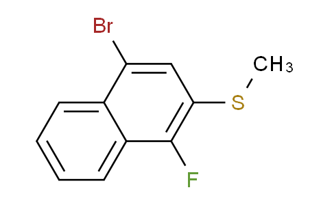 (4-Bromo-1-fluoronaphthalen-2-yl)(methyl)sulfane