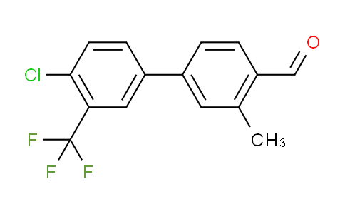 4'-Chloro-3-methyl-3'-(trifluoromethyl)-[1,1'-biphenyl]-4-carbaldehyde