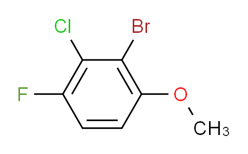 2-Bromo-3-chloro-4-fluoro-1-methoxybenzene