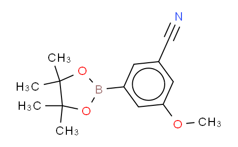 3-Cyano-5-methoxyphenylboronic acid, pinacol ester