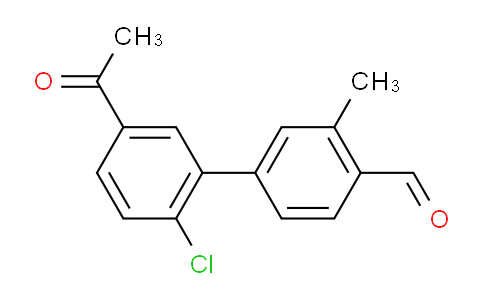 5'-Acetyl-2'-chloro-3-methyl-[1,1'-biphenyl]-4-carbaldehyde