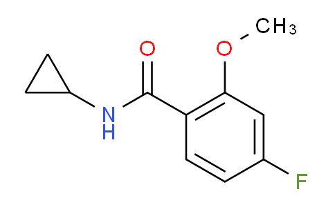 N-cyclopropyl-4-fluoro-2-methoxybenzamide