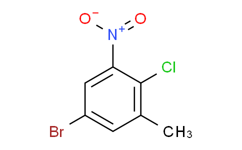 2-氯-3-甲基-5-溴硝基苯