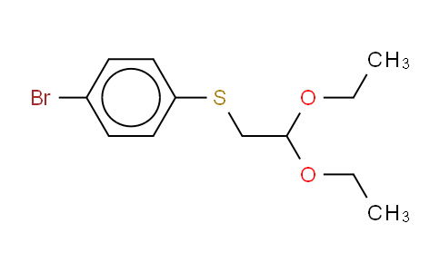 1-Bromo-4-(2,2-dithoxy-ethylsulfanyl)-benzene