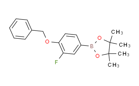2-(4-(Benzyloxy)-3-fluorophenyl)-4,4,5,5-tetramethyl-1,3,2-dioxaborolane