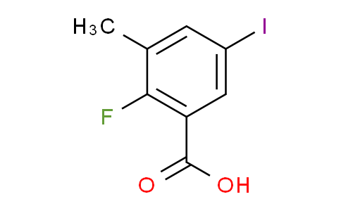 2-fluoro-5-iodo-3-methylbenzoic acid