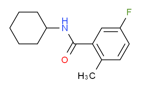 N-Cyclohexyl-5-fluoro-2-methylbenzamide