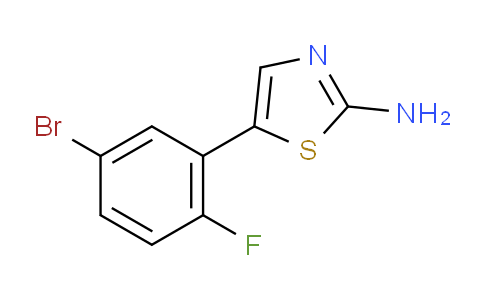 5-(5-Bromo-2-fluorophenyl)thiazol-2-amine
