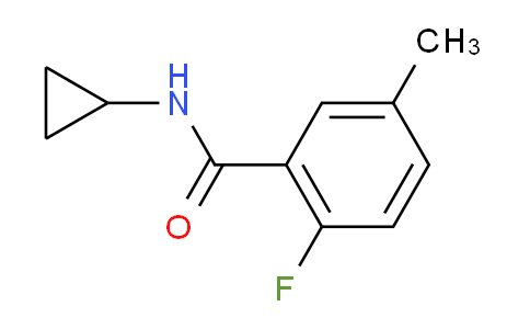 N-cyclopropyl-2-fluoro-5-methylbenzamide
