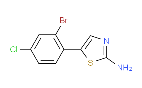 5-(2-Bromo-4-chlorophenyl)thiazol-2-amine