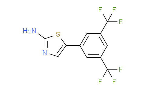 5-(3,5-Bis(trifluoromethyl)phenyl)thiazol-2-amine