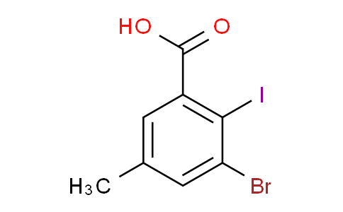 3-BROMO-2-IODO-5-METHYLBENZOIC ACID