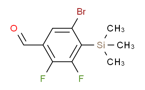 5-Bromo-2,3-difluoro-4-(trimethylsilyl)benzaldehyde