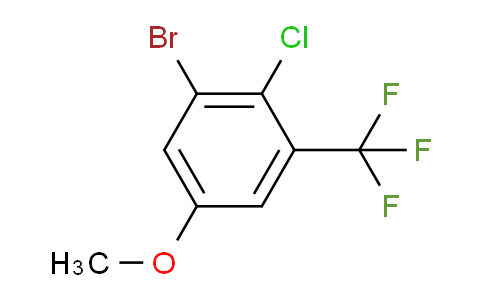 1-Bromo-2-chloro-5-methoxy-3-(trifluoromethyl)benzene