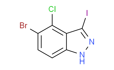 5-Bromo-4-chloro-3-iodo-1H-indazole