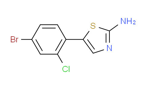 5-(4-Bromo-2-chlorophenyl)thiazol-2-amine