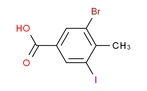 3-Bromo-5-iodo-4-methylbenzoic acid