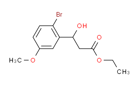 Ethyl 3-(2-bromo-5-methoxyphenyl)-3-hydroxypropanoate