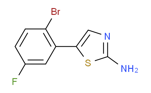 5-(2-Bromo-5-fluorophenyl)thiazol-2-amine