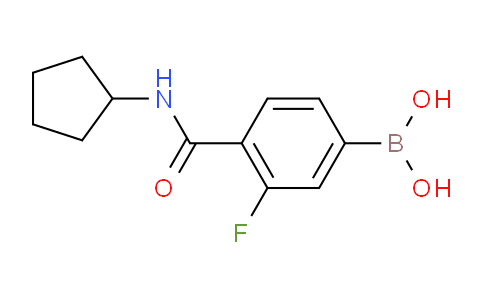 4-(Cyclopentylcarbamoyl)-3-fluorophenylboronic acid