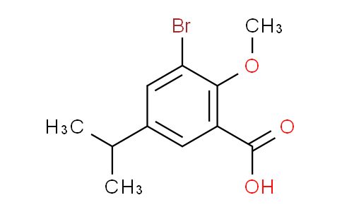 3-Bromo-5-isopropyl-2-methoxy-benzoic acid