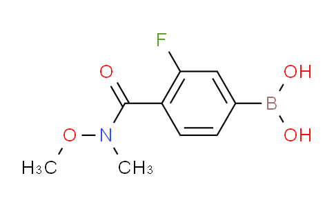 3-Fluoro-4-[methoxy(methyl)carbamoyl]phenylboronic acid