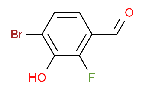 4-Bromo-2-fluoro-3-hydroxybenzaldehyde