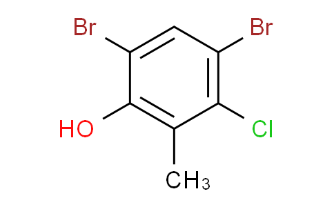 4,6-Dibromo-3-chloro-2-methylphenol