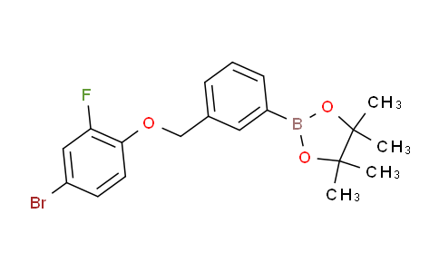 2-(3-((4-Bromo-2-fluorophenoxy)methyl)phenyl)-4,4,5,5-tetramethyl-1,3,2-dioxaborolane