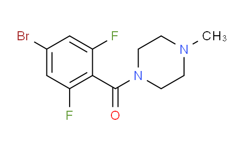 (4-Bromo-2,6-difluorophenyl)(4-methylpiperazin-1-yl)methanone