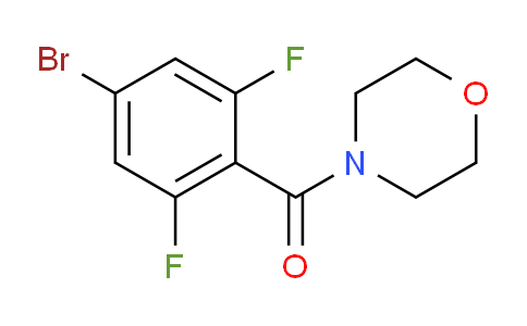 (4-Bromo-2,6-difluorophenyl)(morpholino)methanone