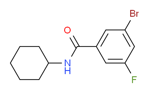 3-Bromo-N-cyclohexyl-5-fluorobenzamide