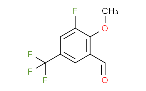 3-Fluoro-2-methoxy-5-(trifluoromethyl)benzaldehyde