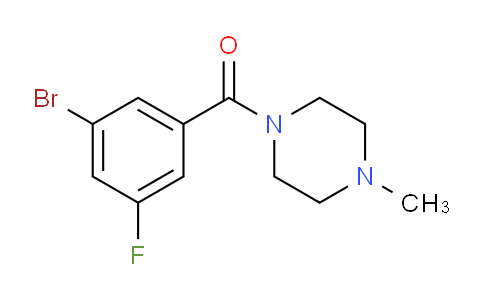 (3-Bromo-5-fluorophenyl)(4-methylpiperazin-1-yl)methanone